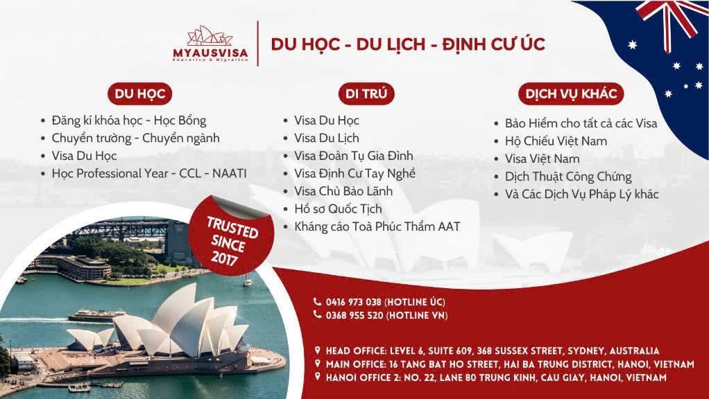 Công Ty TNHH MyAusVisa Định Cư - Du Học Úc