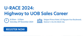 United Overseas Bank Limited (UOB Vietnam) tuyển dụng - Tìm việc mới nhất, lương thưởng hấp dẫn.