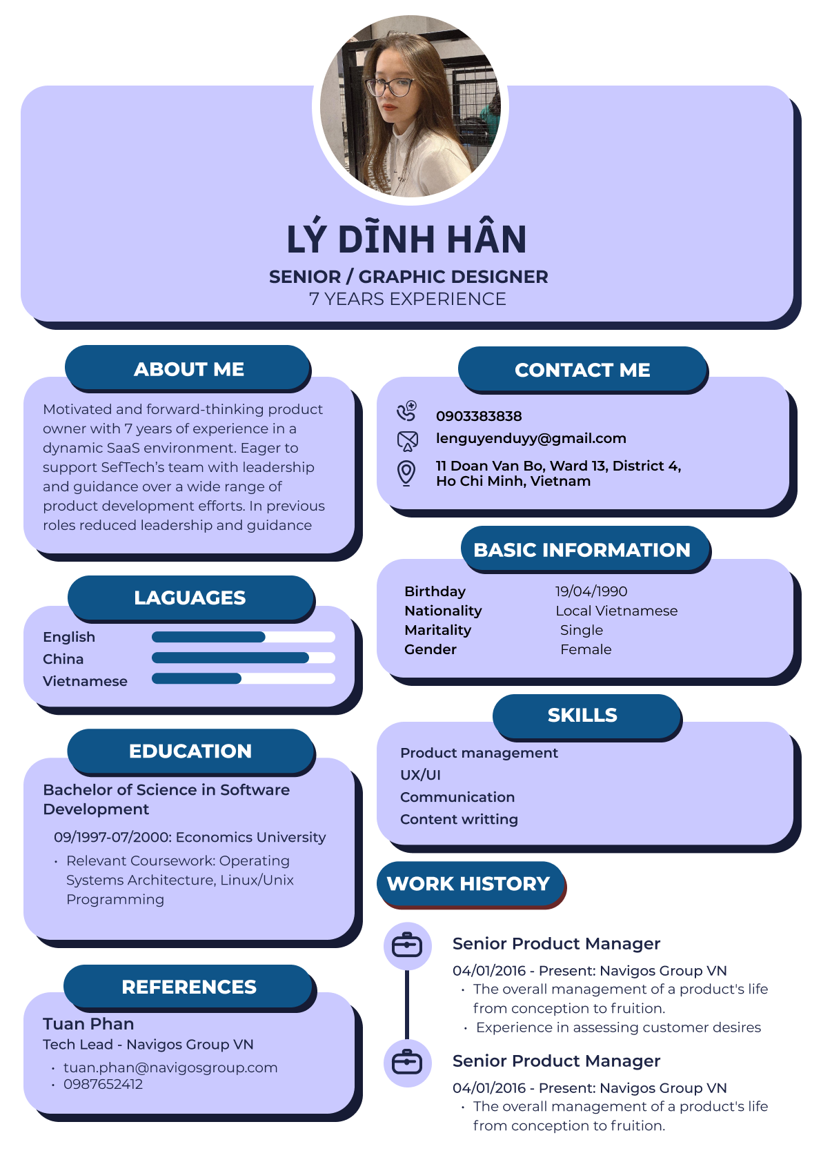 Classic CV template 30