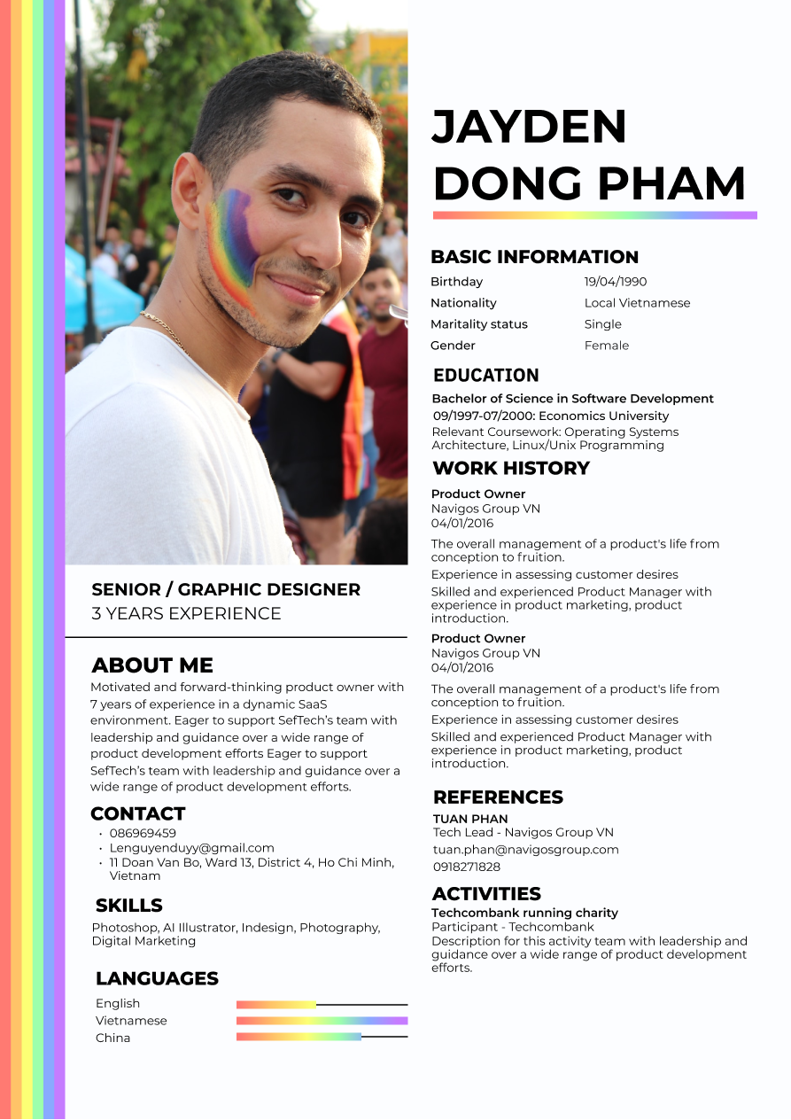 Classic CV template 33