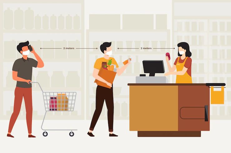 Công việc cashier vào cuối ca làm việc