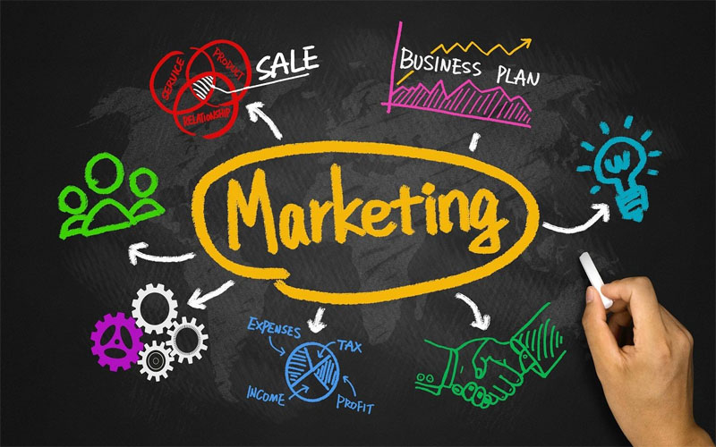 các vị trí trong phòng marketing