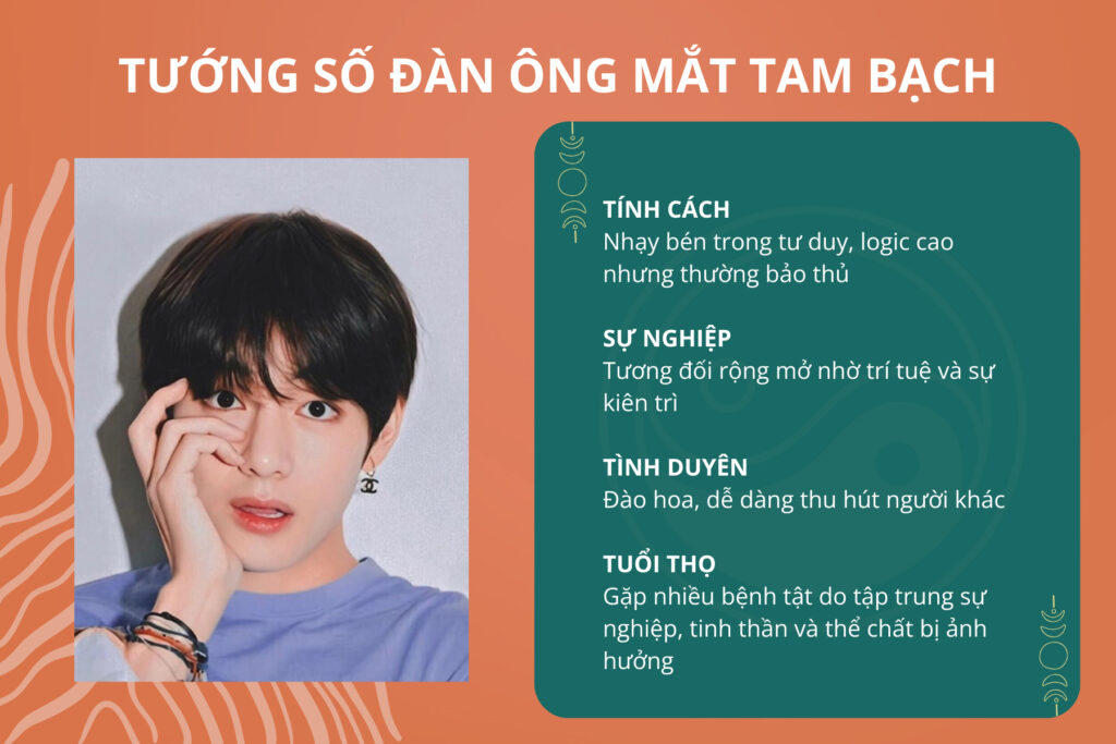 Nam mắt tam bạch có tốt không