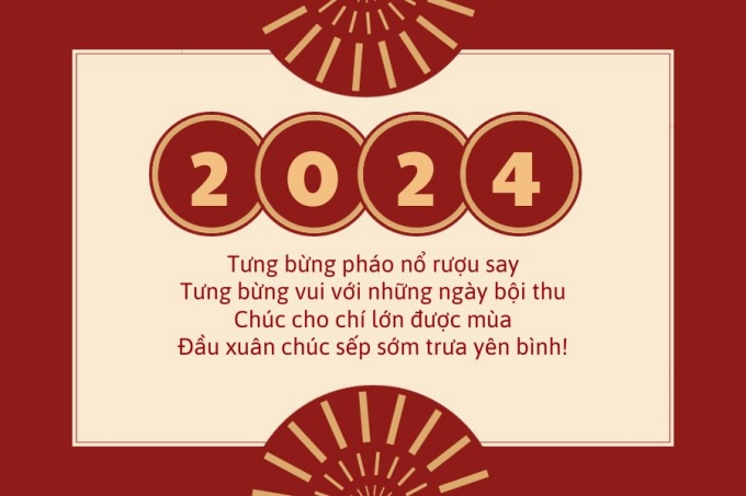 lời chúc năm mới sếp bằng thơ