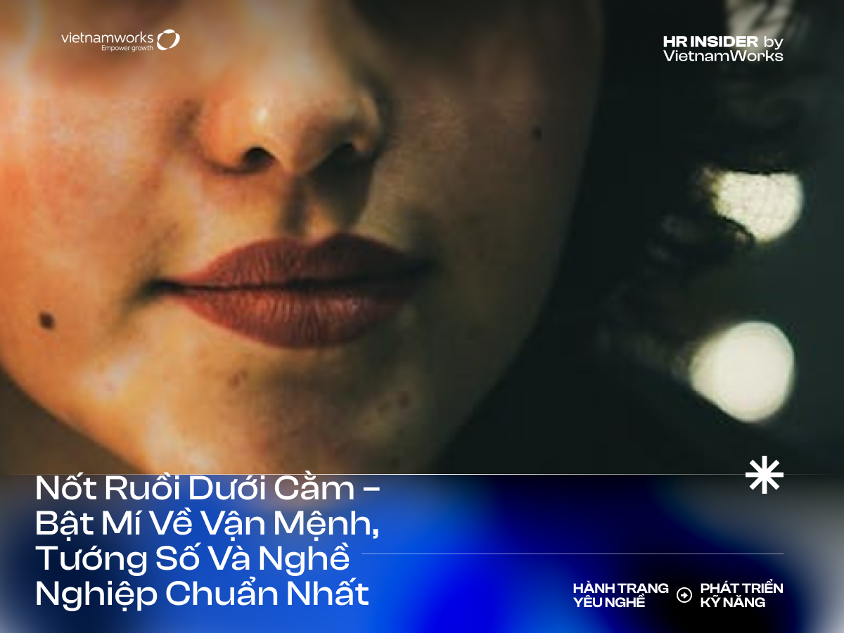 nốt ruồi dưới cằm