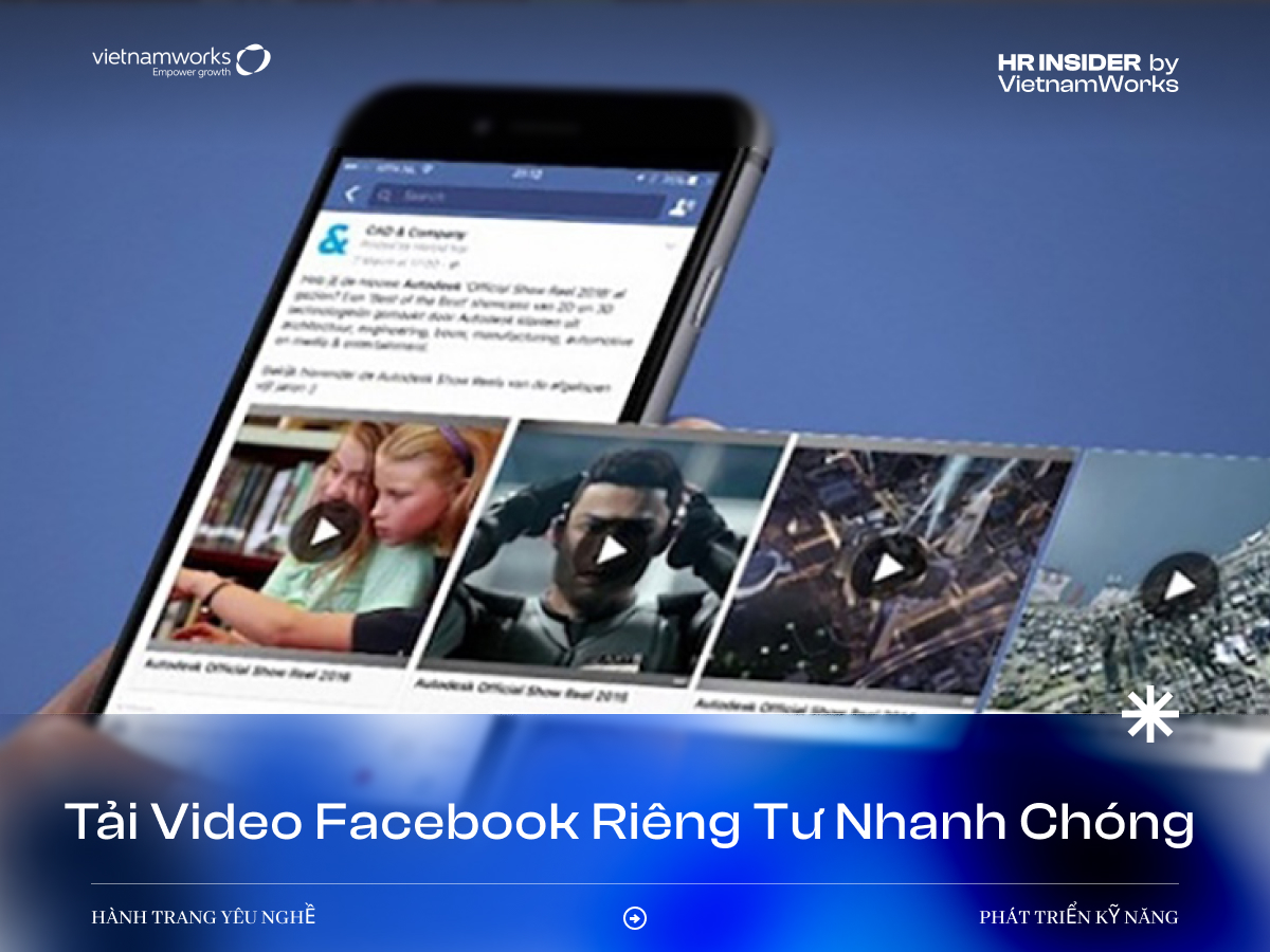 Tải video facebook riêng tư