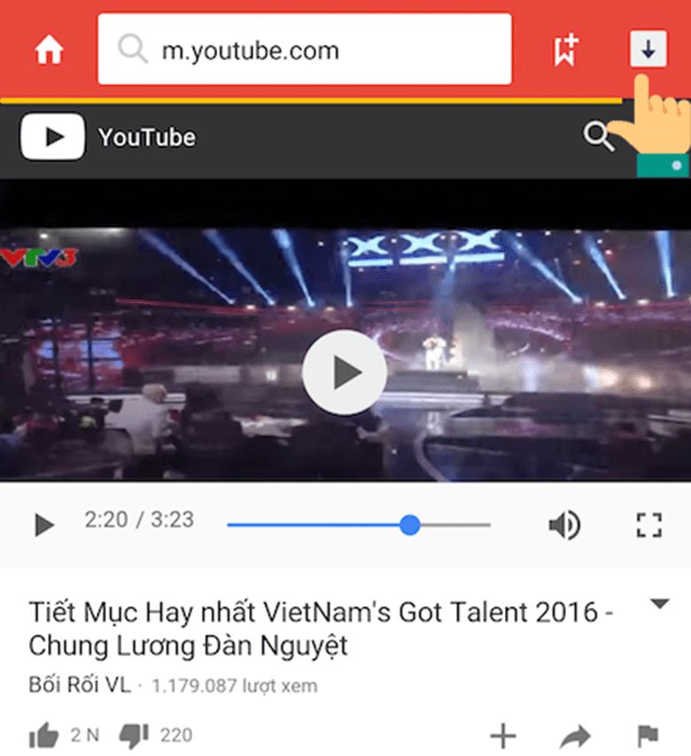 tải video youtube về oppo