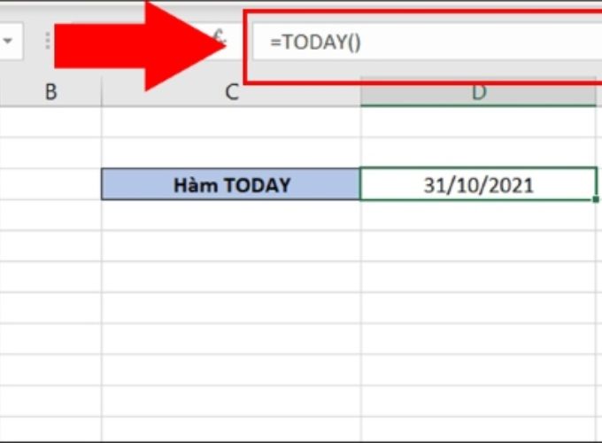 Cách chỉnh ngày tháng trong Excel bằng hàm