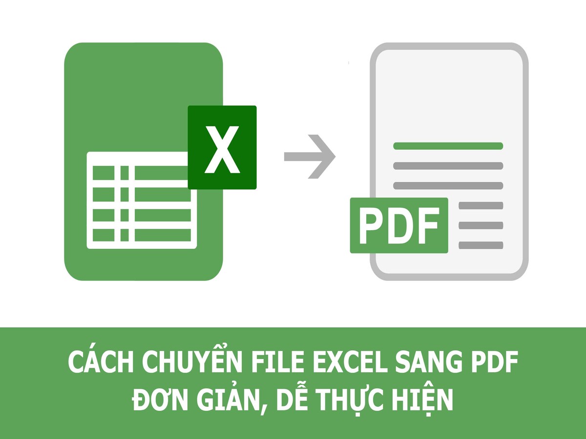 cách chuyển file excel sang pdf