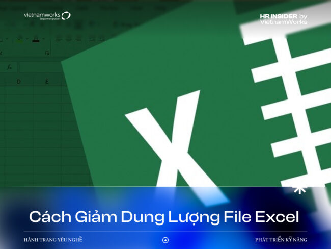 cách giảm dung lượng file excel