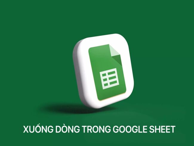 cách xuống dòng trong google sheet