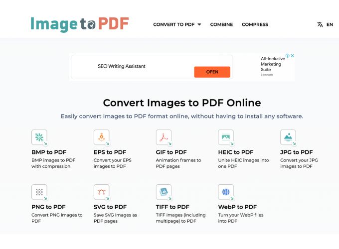 Phần mềm Image to PDF