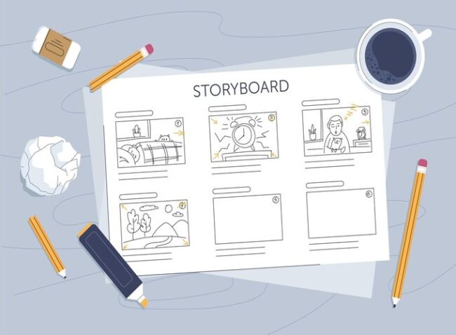 storyboard template