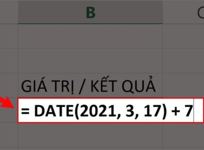 Tự nhảy ngày tháng trong Excel