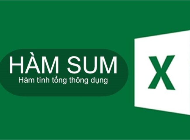 Cách tính tổng các ô không liền nhau trong Excel