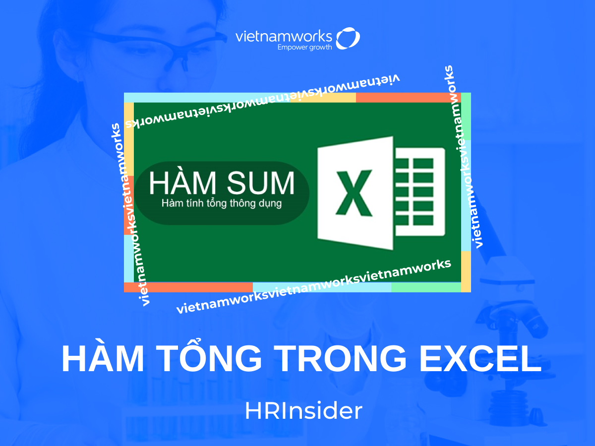 Cách tính tổng hàng dọc trong Excel