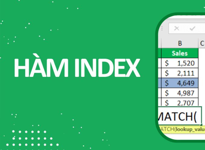 Hàm INDEX được đánh giá sao về sự thông dụng trong cuộc sống