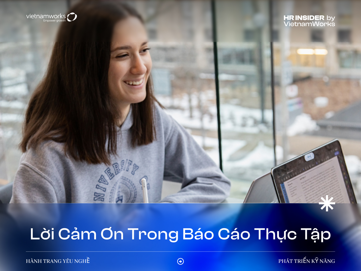 Cách viết lời cảm ơn báo cáo thực tập chân thành và ấn tượng