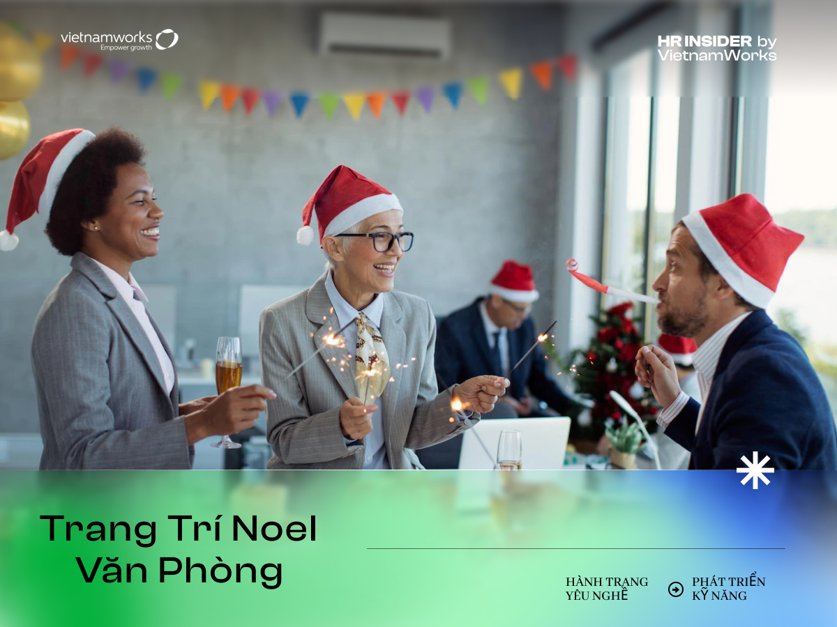 Gợi ý trang trí Noel văn phòng đẹp, độc lạ, ấm cúng