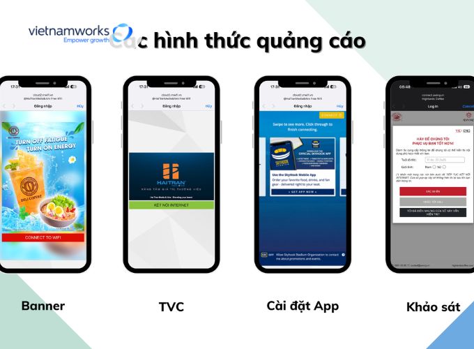 Các hình thức Wifi Marketing phổ biến