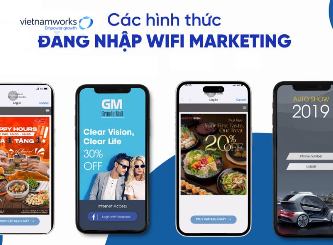 Lựa chọn hình thức đăng nhập Wifi Marketing phù hợp